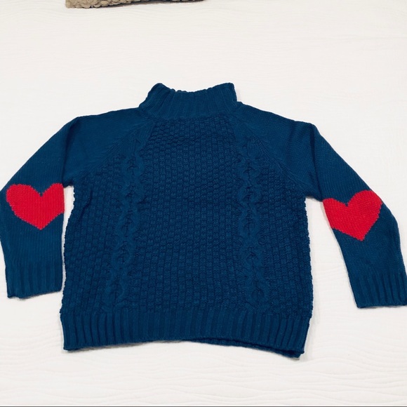 ❤️HP! Chunky Knit Heart Elbow Sweater❤️ - Picture 4 of 6